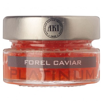 Trout caviar orange platinum